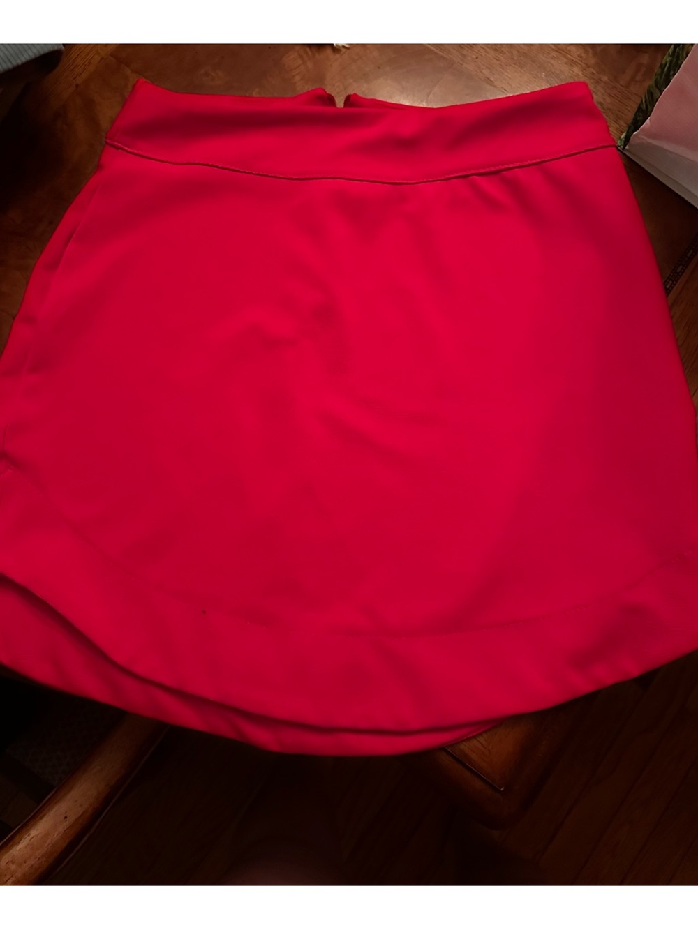 Vintage Y2K Women's Bright Red Skirt - Classic A-Line